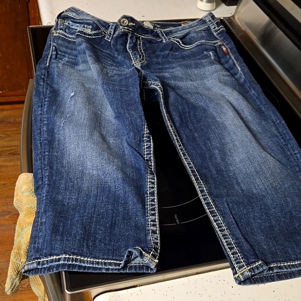 Silver jeans